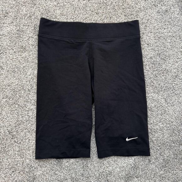 Nike Biker Shorts Womens Small Black CZ8528-010 Athletic Stretch High Rise - Picture 1 of 12